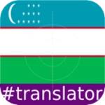 uzbek english translator android application logo